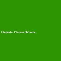 Elegante Viscose-Rutsche