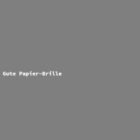Gute Papier-Brille