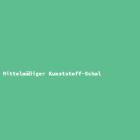 Mittelmäßiger Kunststoff-Schal