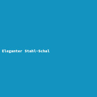 Eleganter Stahl-Schal