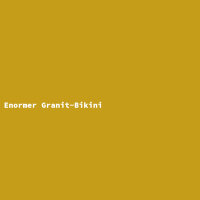 Enormer Granit-Bikini