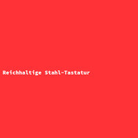 Reichhaltige Stahl-Tastatur